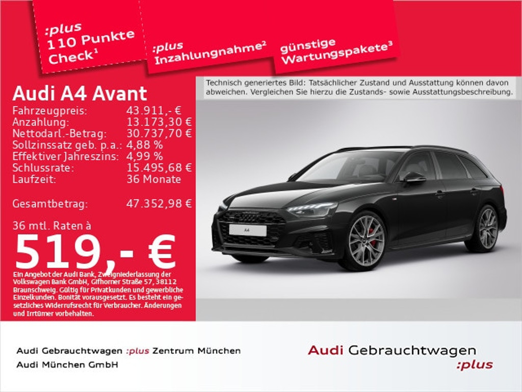 Audi A4 2023 Benzine