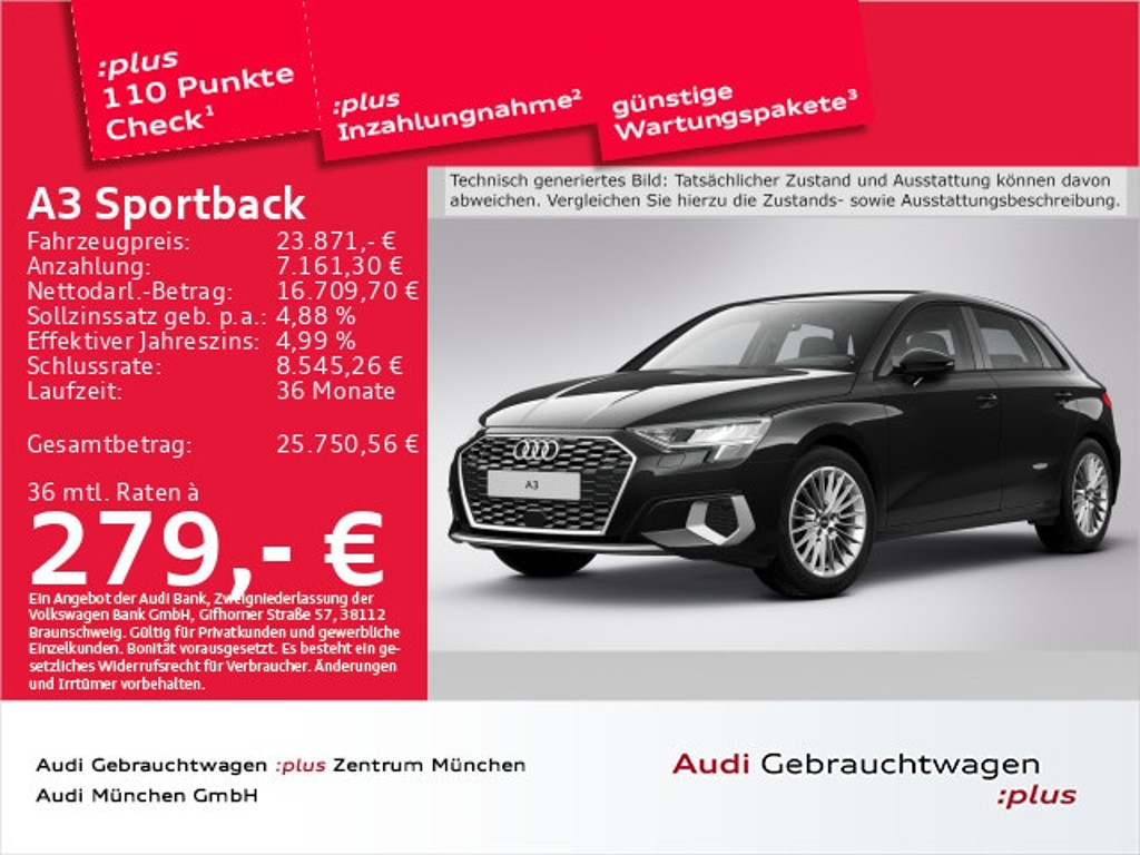 Audi A3 2023 Benzine