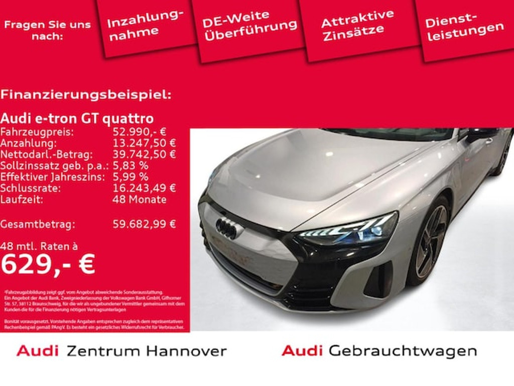 Audi e-tron GT 2022 Elektrisch