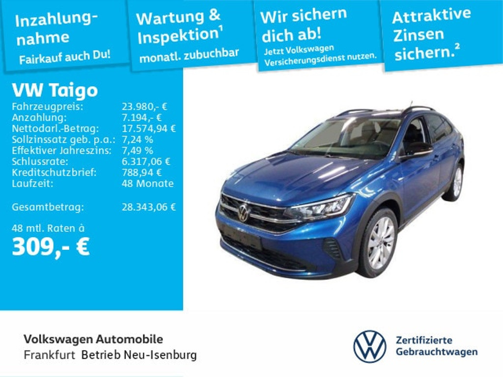 Volkswagen Taigo 2025 Benzine