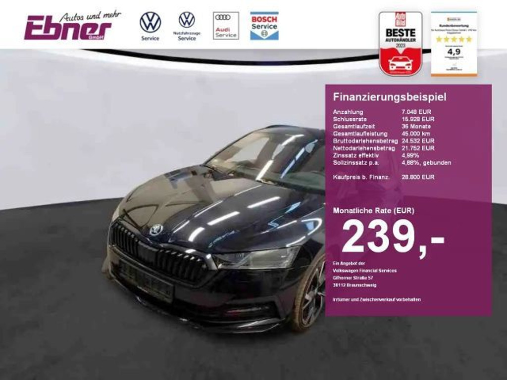 Skoda Octavia 2022 Hybride Benzine