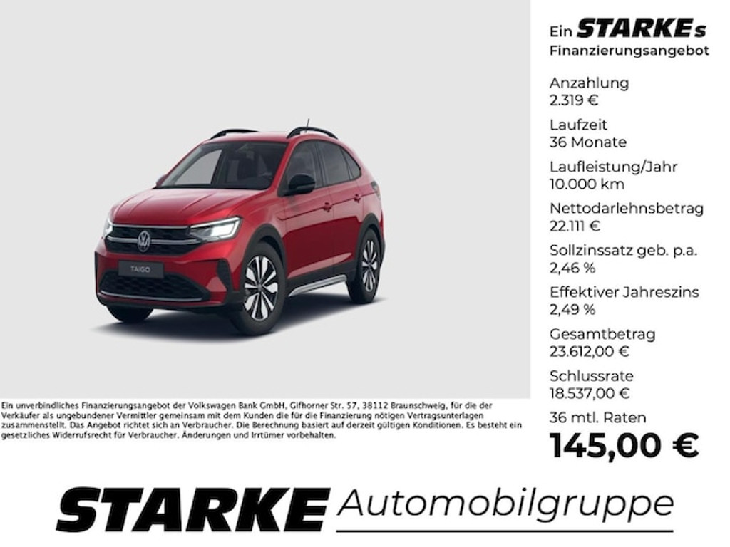 Volkswagen Taigo 2025 Benzine