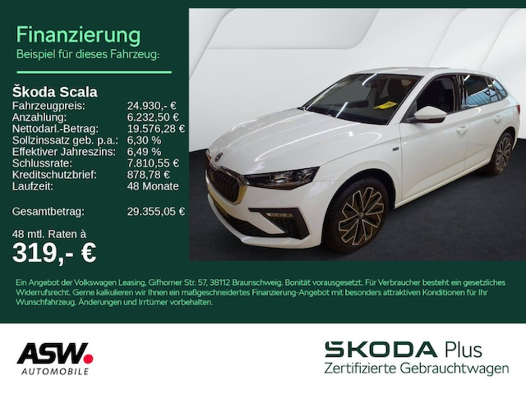 Skoda Scala 2025 Benzine