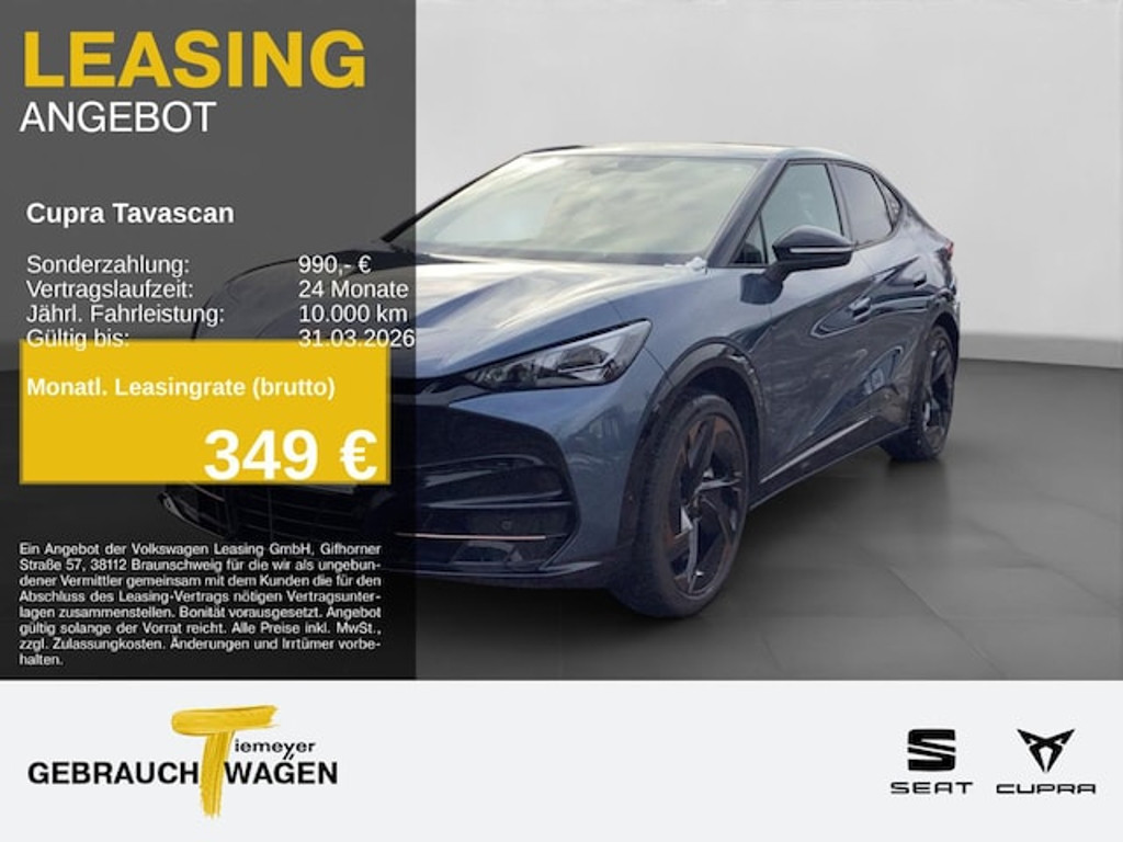 Cupra Tavascan 2025 Elektrisch