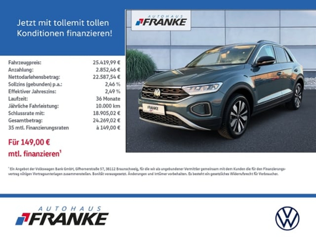 Volkswagen T-Roc 2025 Benzine