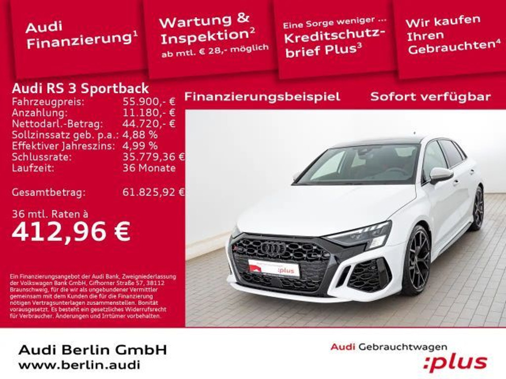 Audi RS3 2022 Benzine