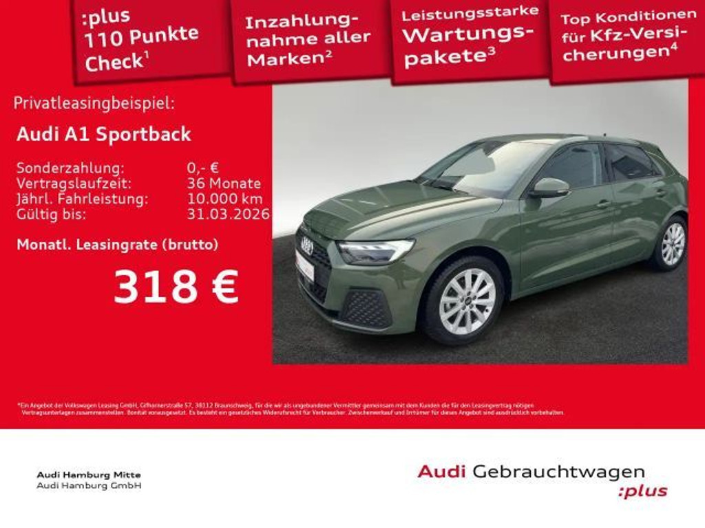 Audi A1 2025 Benzine
