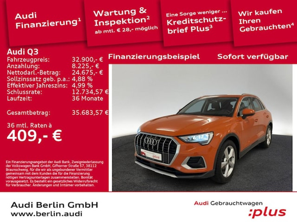 Audi Q3 2023 Benzine