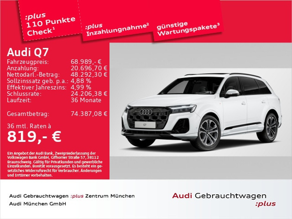 Audi Q7 2025 Benzine