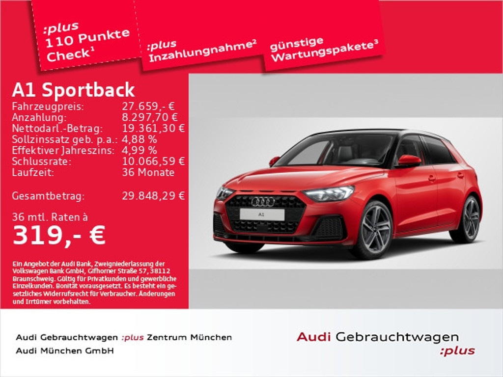 Audi A1 2025 Benzine