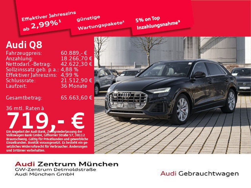 Audi Q8 2022 Hybride Benzine