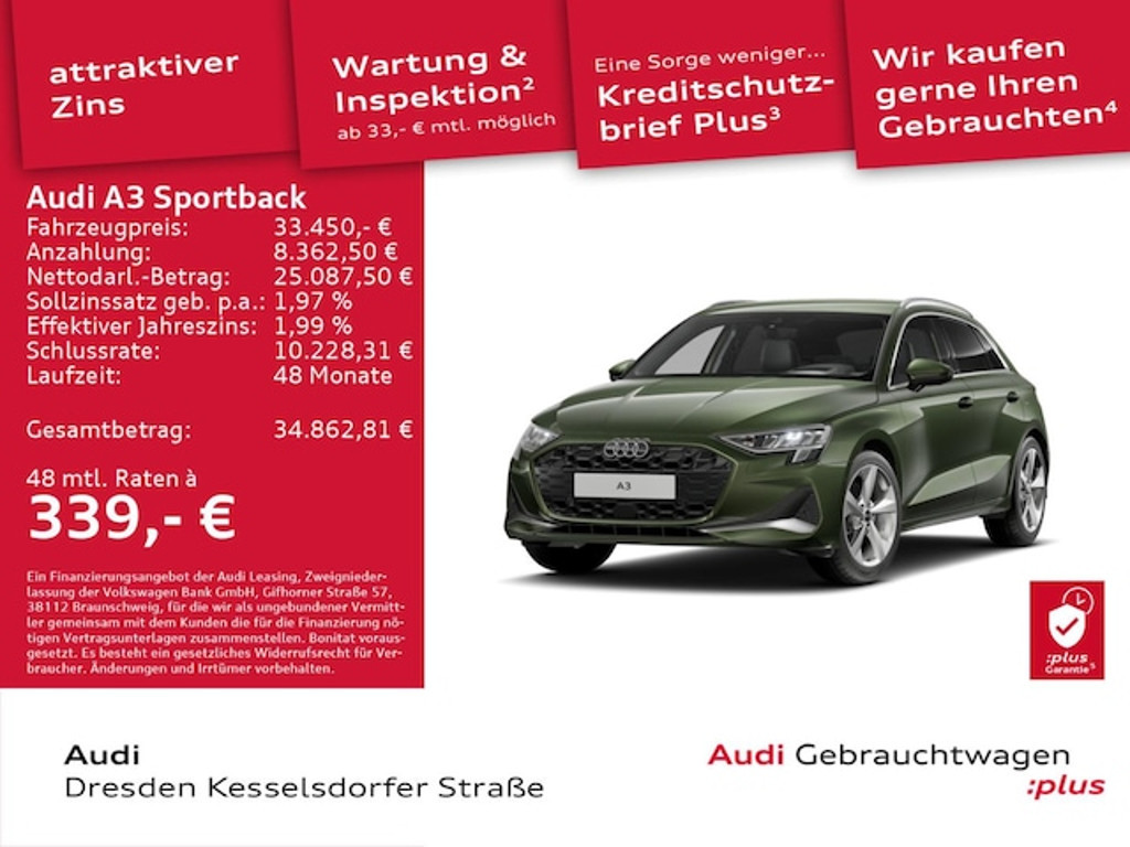 Audi A3 2025 Benzine