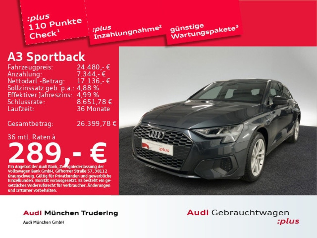 Audi A3 2022 Hybride Benzine