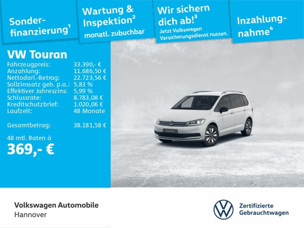Volkswagen Touran 2025 Benzine