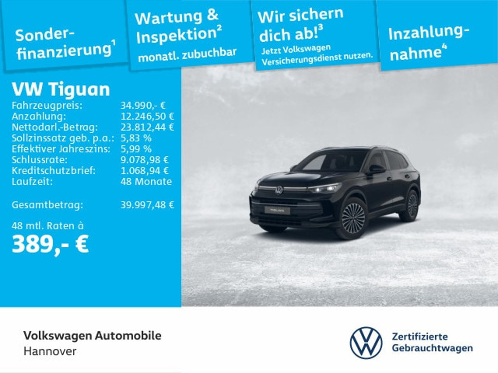 Volkswagen Tiguan 2025 Benzine