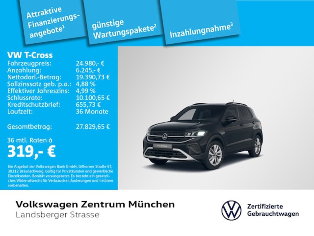 Volkswagen T-Cross 2025 Benzine