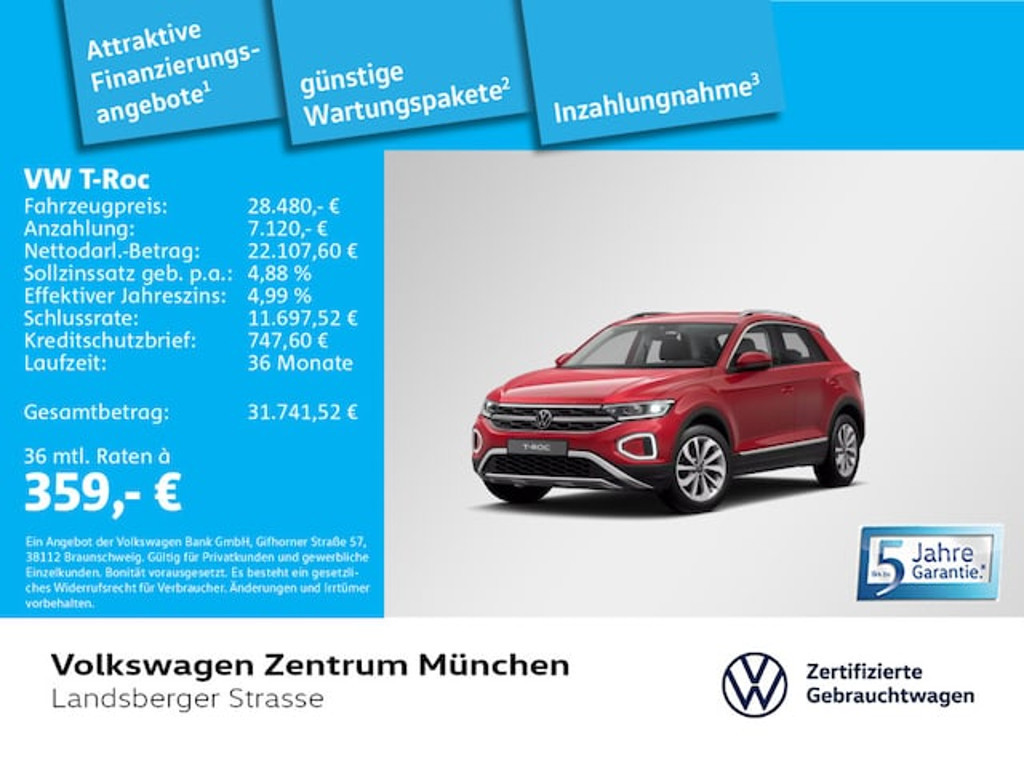 Volkswagen T-Roc 2025 Benzine
