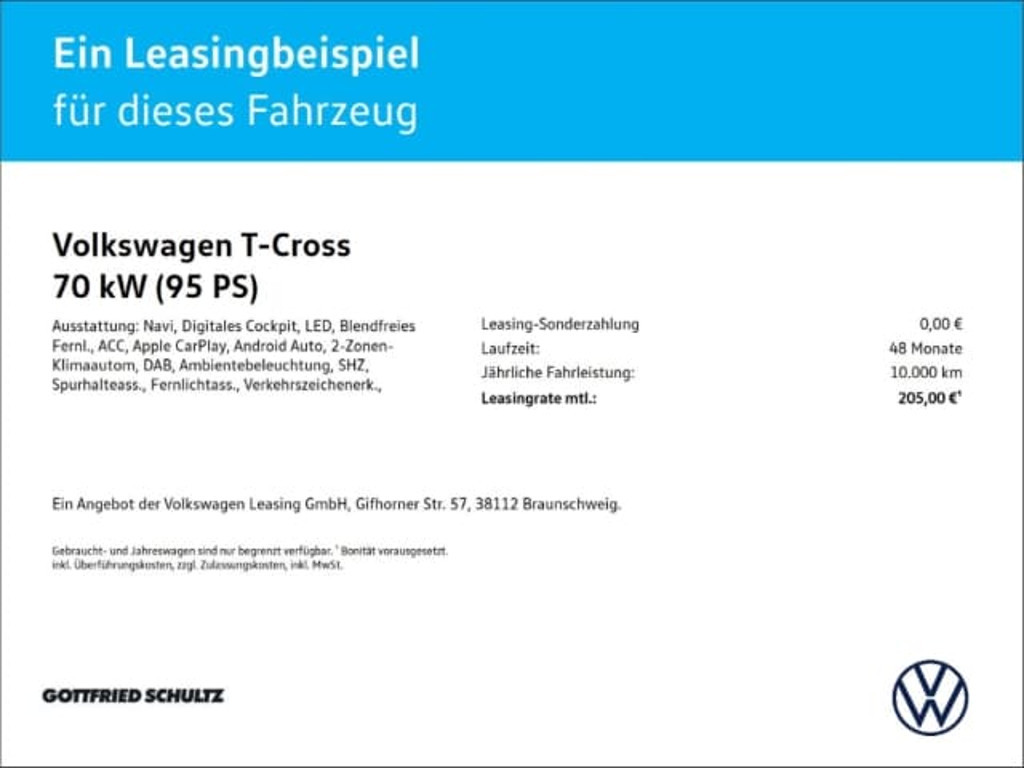 Volkswagen T-Cross 2025 Benzine