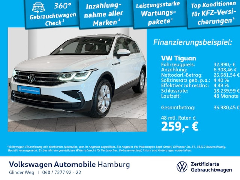 Volkswagen Tiguan 2022 Benzine
