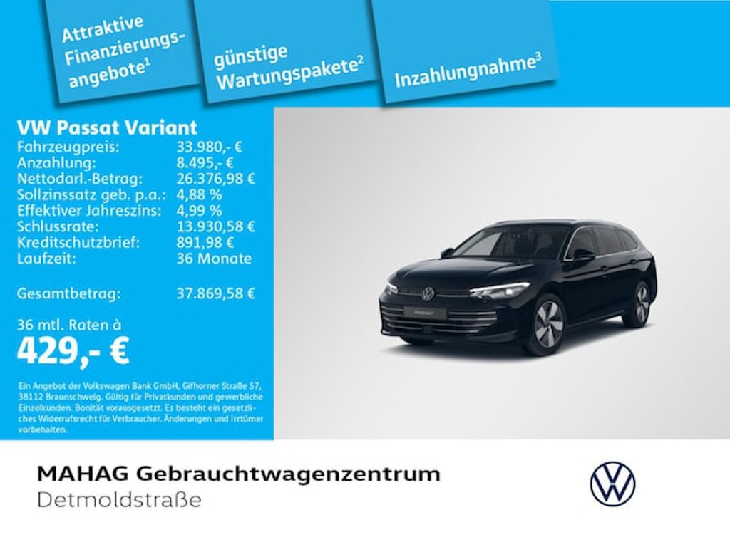 Volkswagen Passat 2025 Benzine
