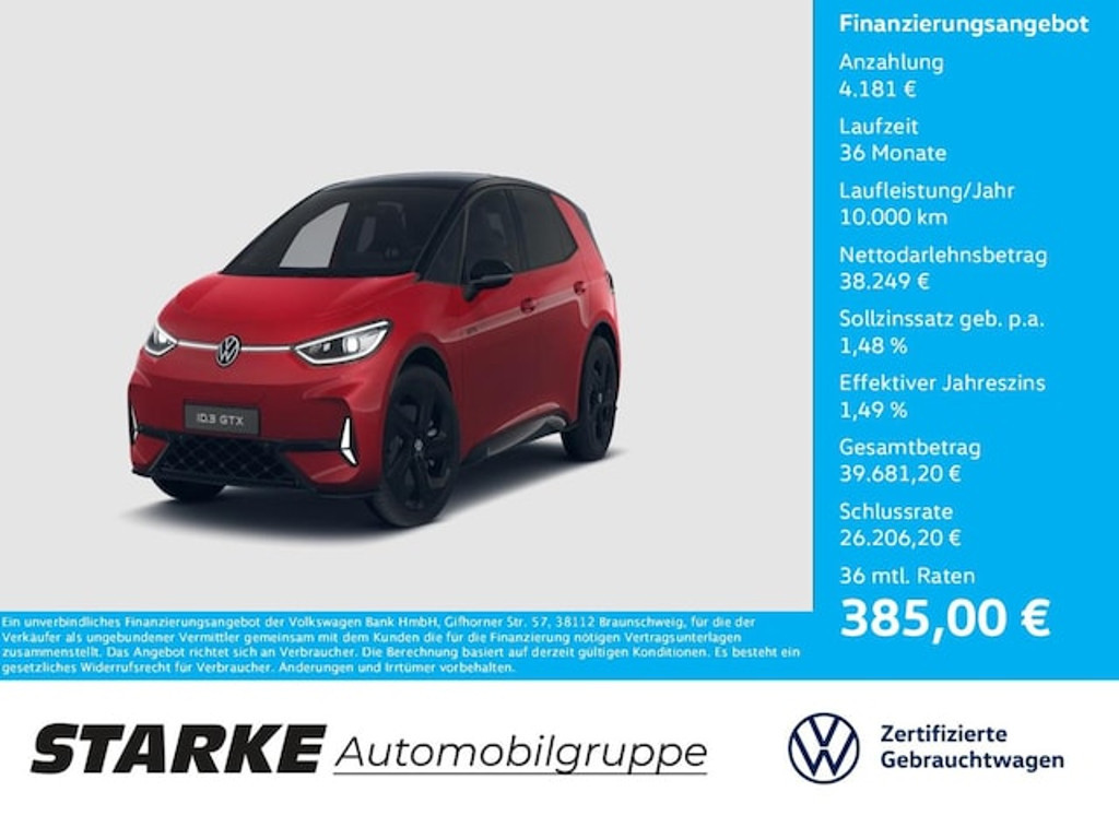 Volkswagen ID.3 2025 Elektrisch