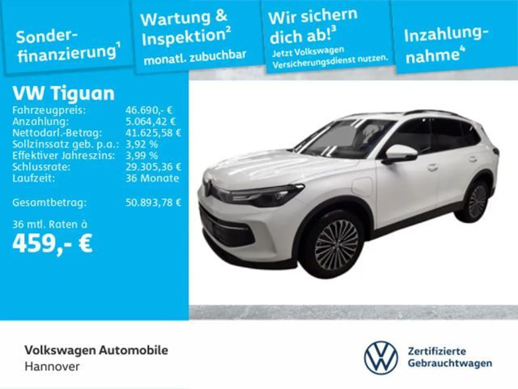 Volkswagen Tiguan 2025 Hybride Benzine