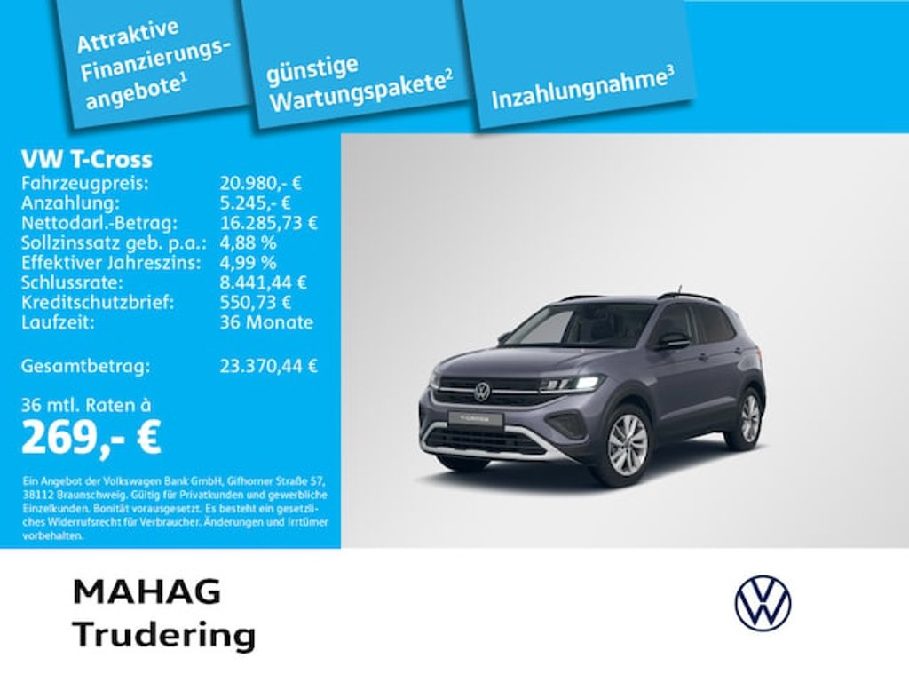 Volkswagen T-Cross 2025 Benzine