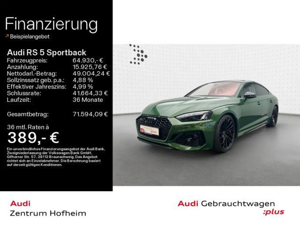 Audi RS5 2022 Benzine