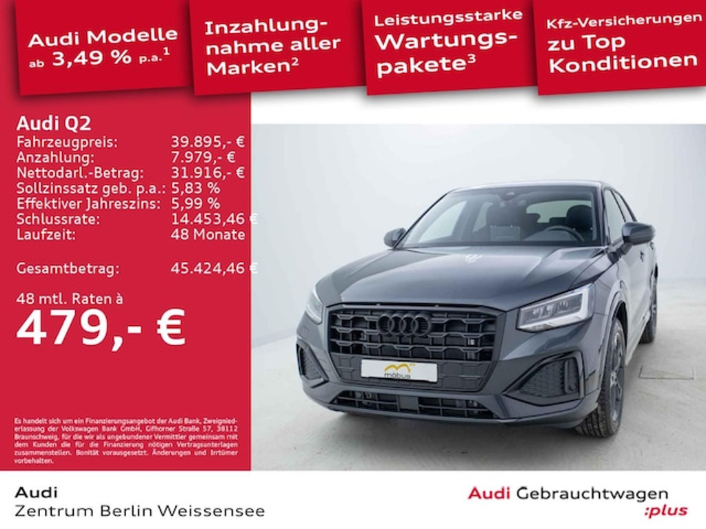 Audi Q2 2026 Benzine