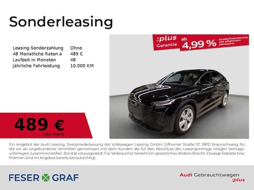 Audi Q4 e-tron 2025 Elektrisch