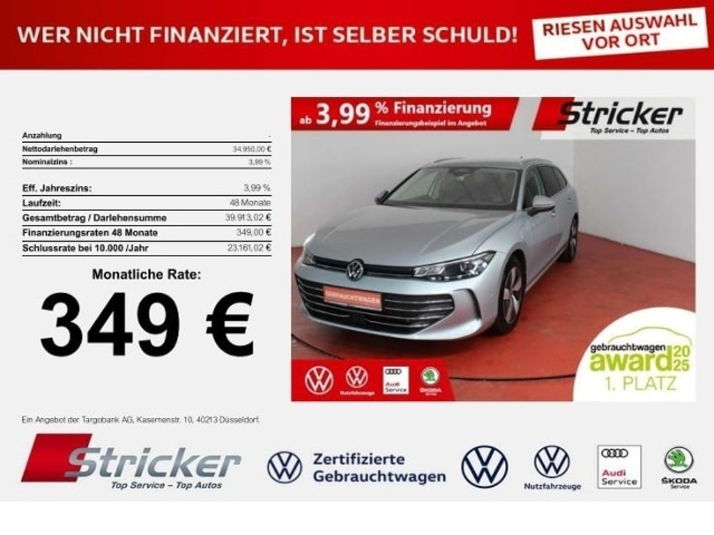 Volkswagen Passat 2025 Hybride Benzine