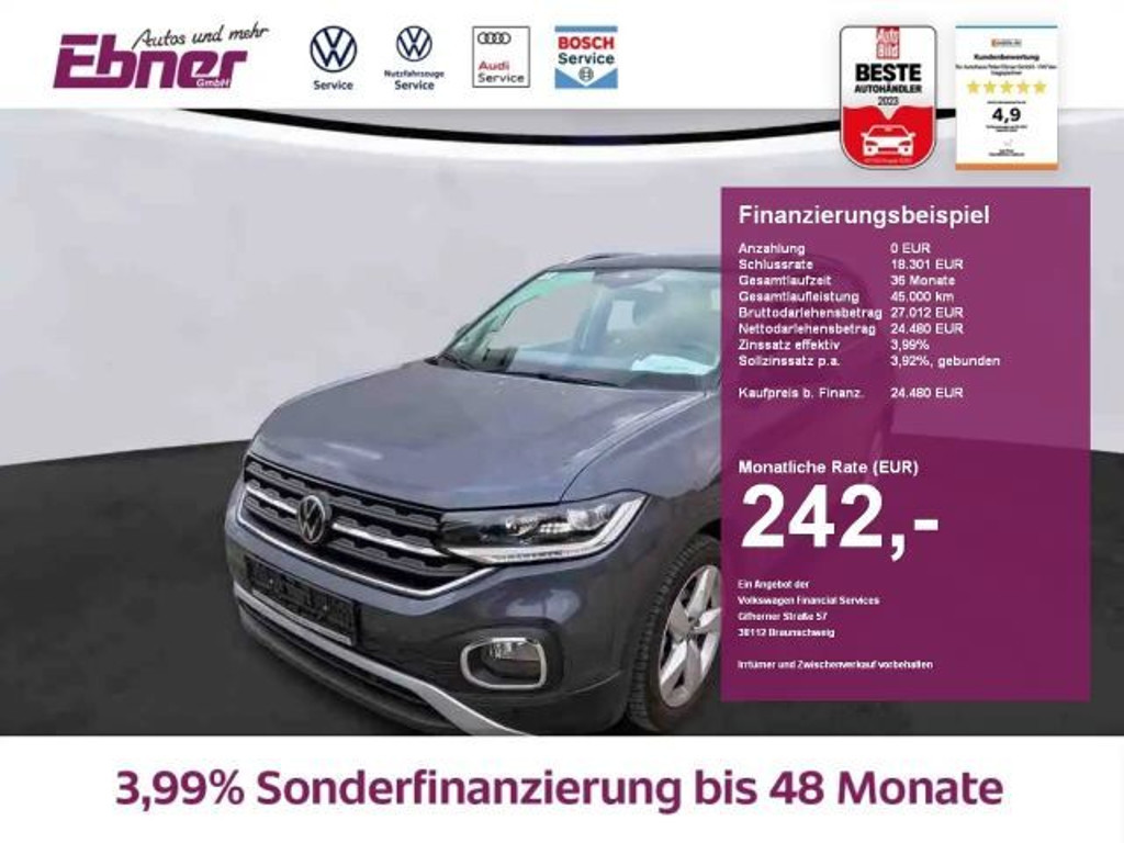 Volkswagen T-Cross 2022 Benzine