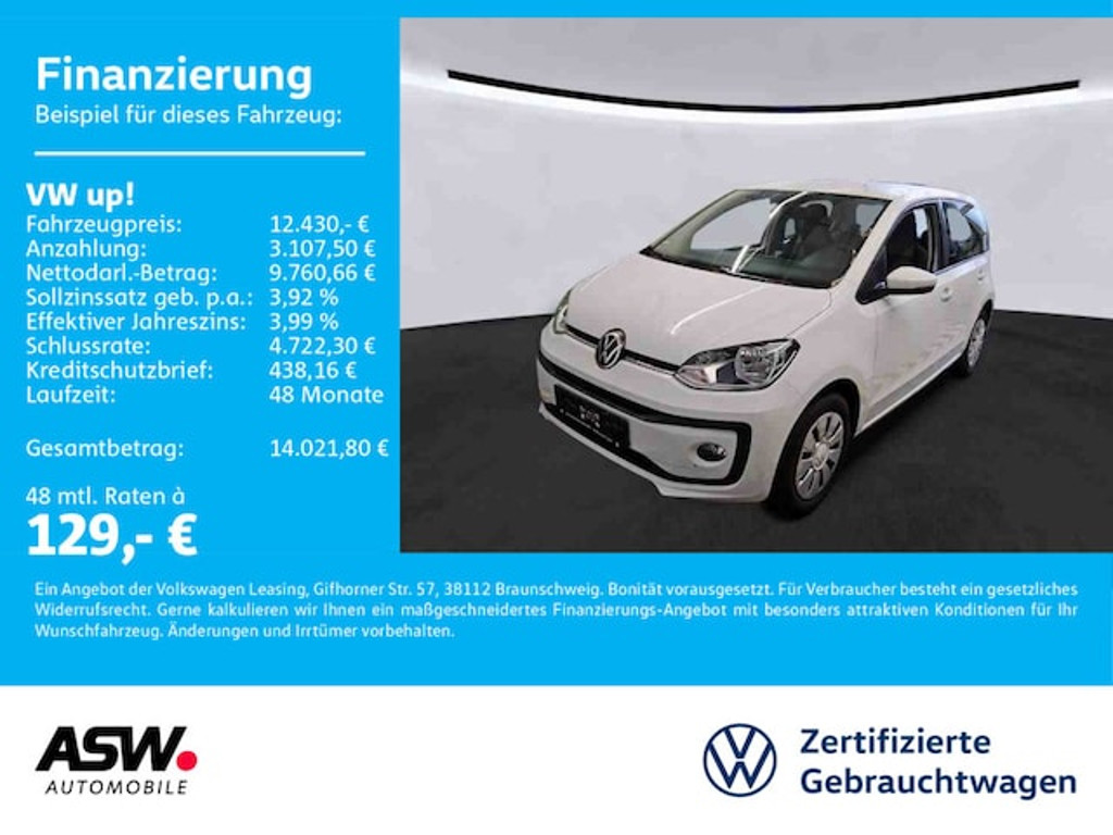 Volkswagen up! 2021 Benzine
