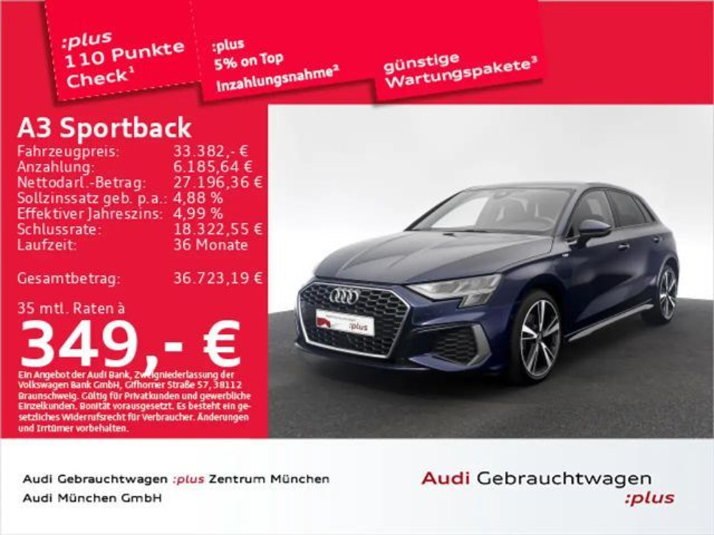 Audi A3 2022 Hybride Benzine