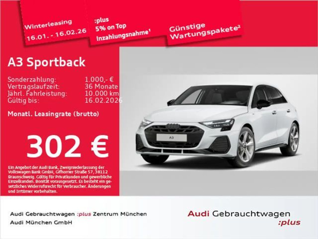 Audi A3 2025 Benzine