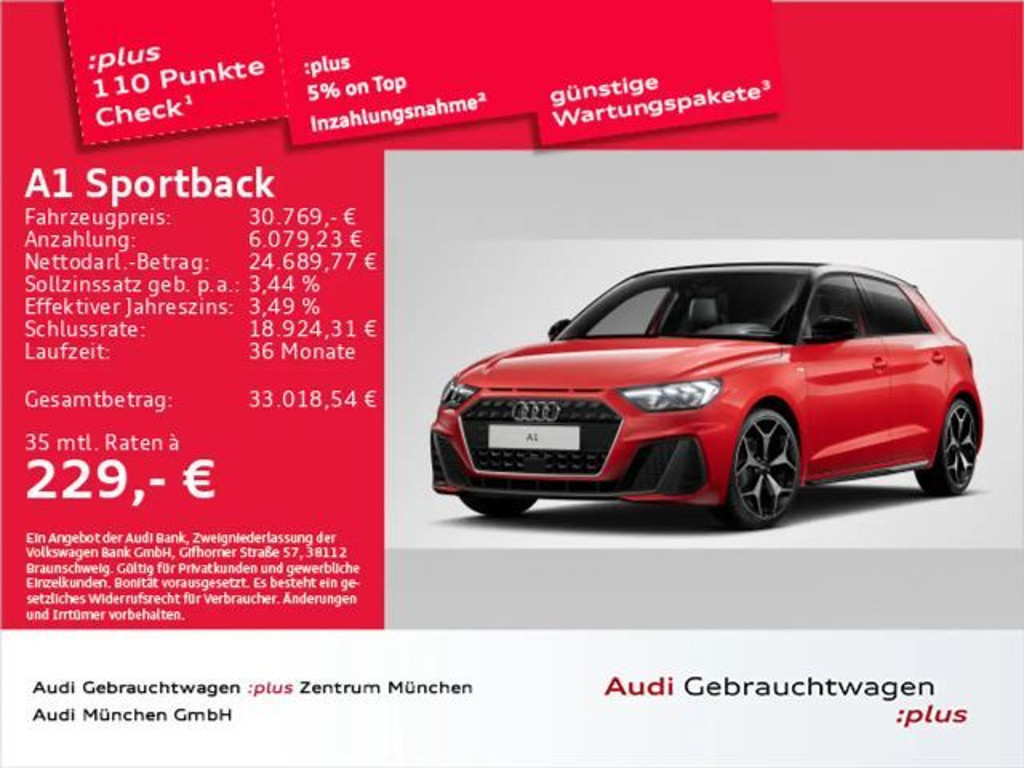 Audi A1 2024 Benzine