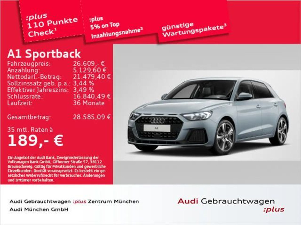 Audi A1 2025 Benzine