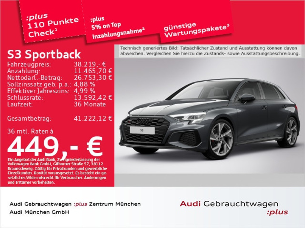 Audi S3 2024 Benzine