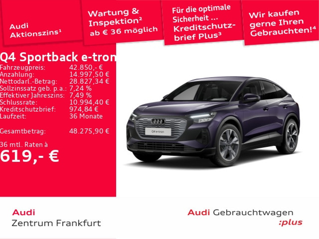 Audi Q4 e-tron 2025 Elektrisch