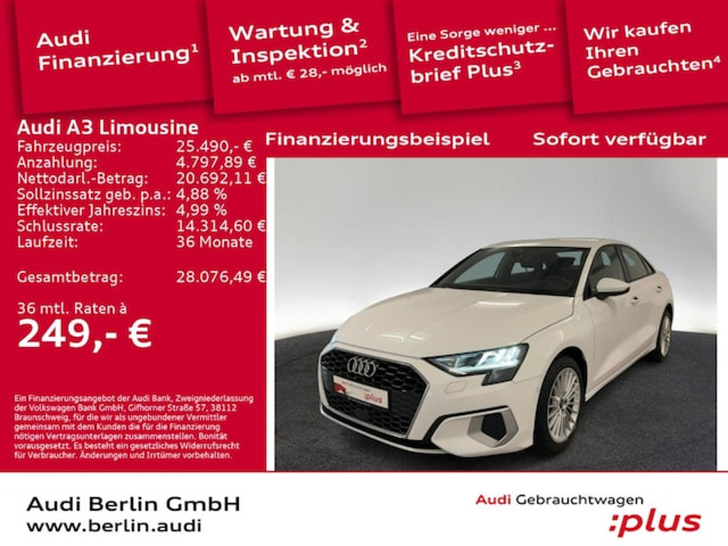 Audi A3 2022 Benzine