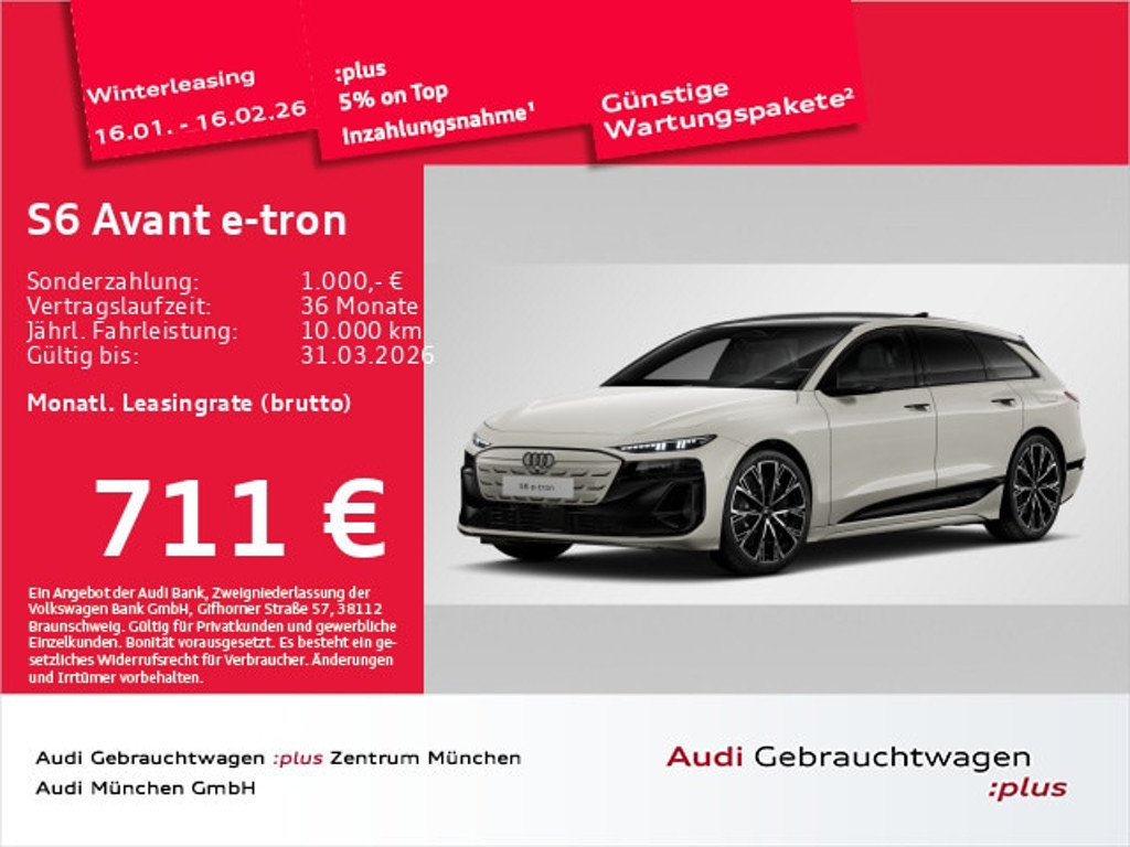 Audi A6 e-tron 2024 Elektrisch