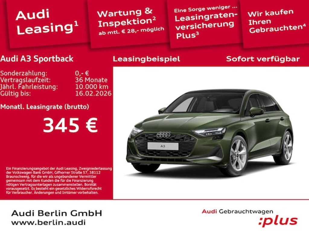 Audi A3 2025 Benzine