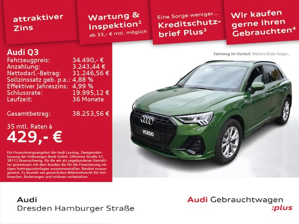 Audi Q3 2022 Benzine