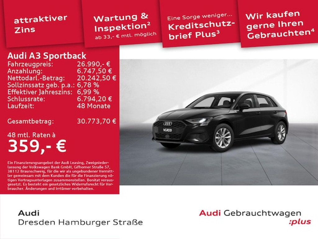 Audi A3 2023 Benzine