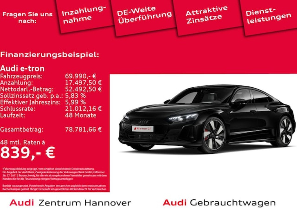 Audi RS e-tron GT 2023 Elektrisch