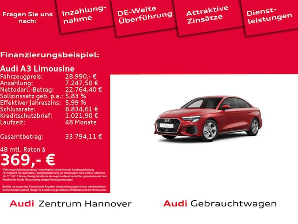 Audi A3 2023 Benzine