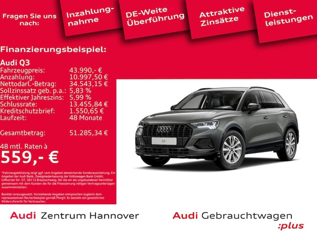 Audi Q3 2025 Benzine