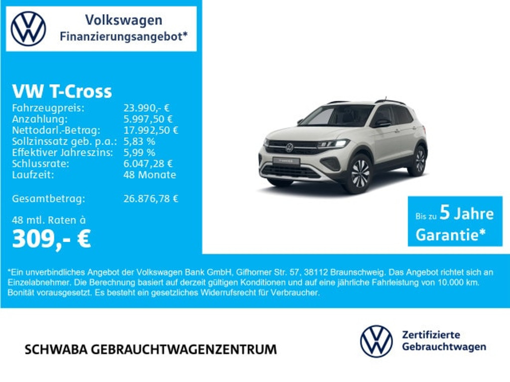 Volkswagen T-Cross 2025 Benzine