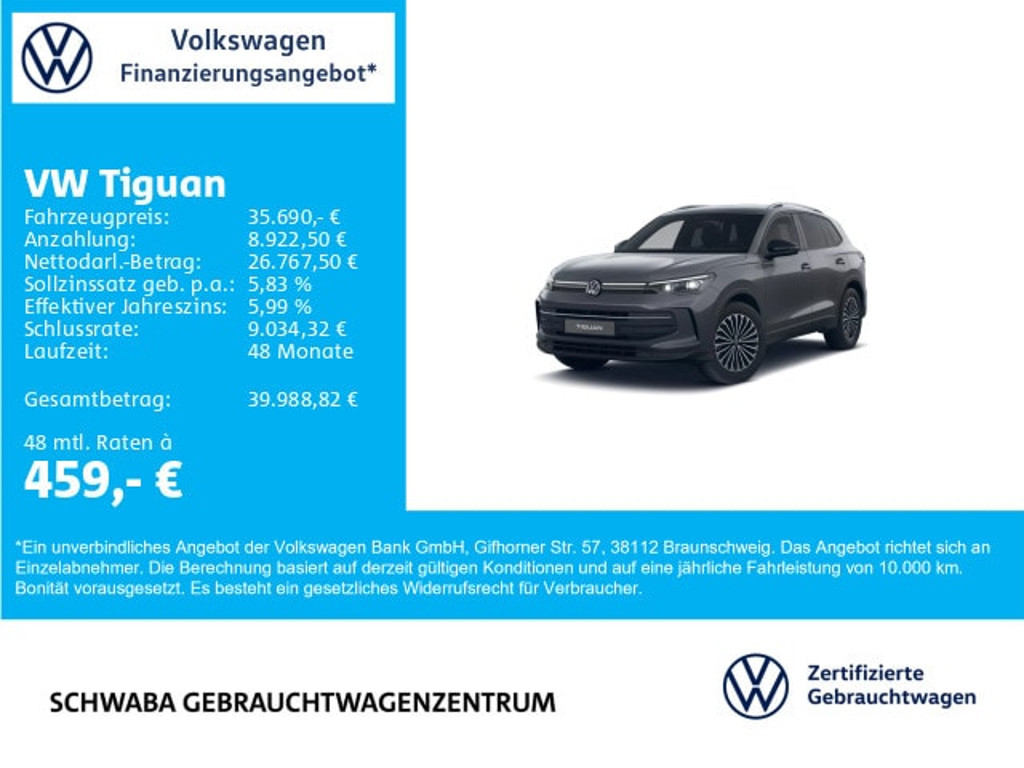 Volkswagen Tiguan 2025 Benzine
