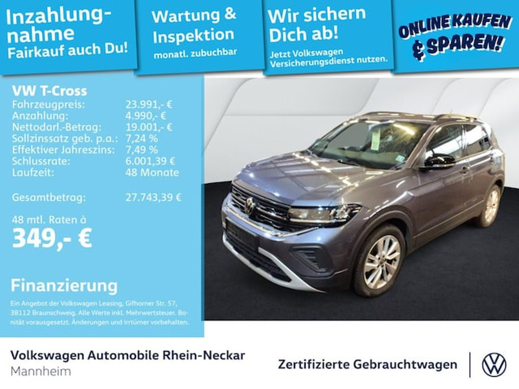 Volkswagen T-Cross 2025 Benzine